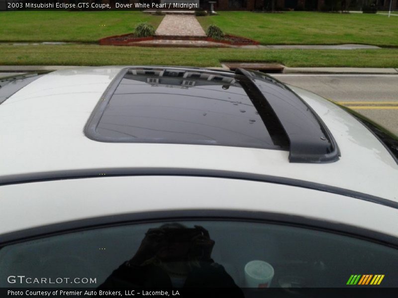 Dover White Pearl / Midnight 2003 Mitsubishi Eclipse GTS Coupe