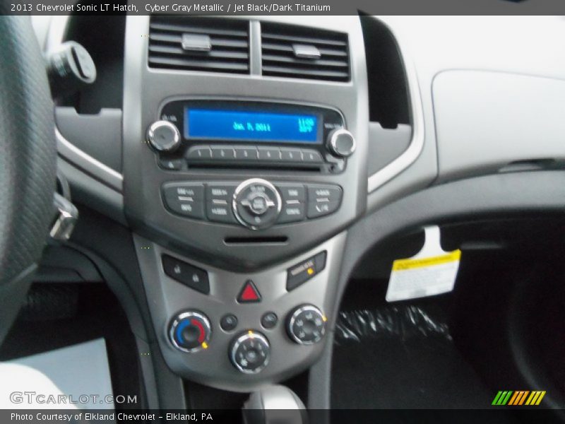 Cyber Gray Metallic / Jet Black/Dark Titanium 2013 Chevrolet Sonic LT Hatch