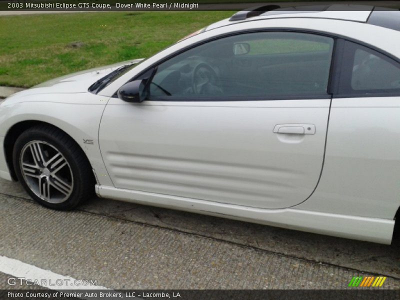 Dover White Pearl / Midnight 2003 Mitsubishi Eclipse GTS Coupe