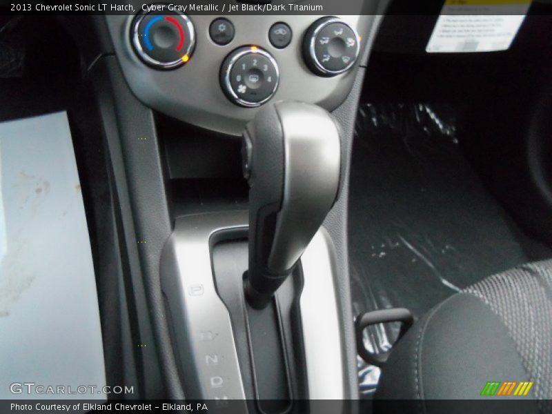 Cyber Gray Metallic / Jet Black/Dark Titanium 2013 Chevrolet Sonic LT Hatch
