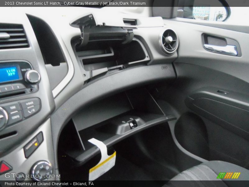 Cyber Gray Metallic / Jet Black/Dark Titanium 2013 Chevrolet Sonic LT Hatch