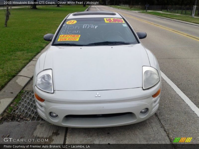 Dover White Pearl / Midnight 2003 Mitsubishi Eclipse GTS Coupe