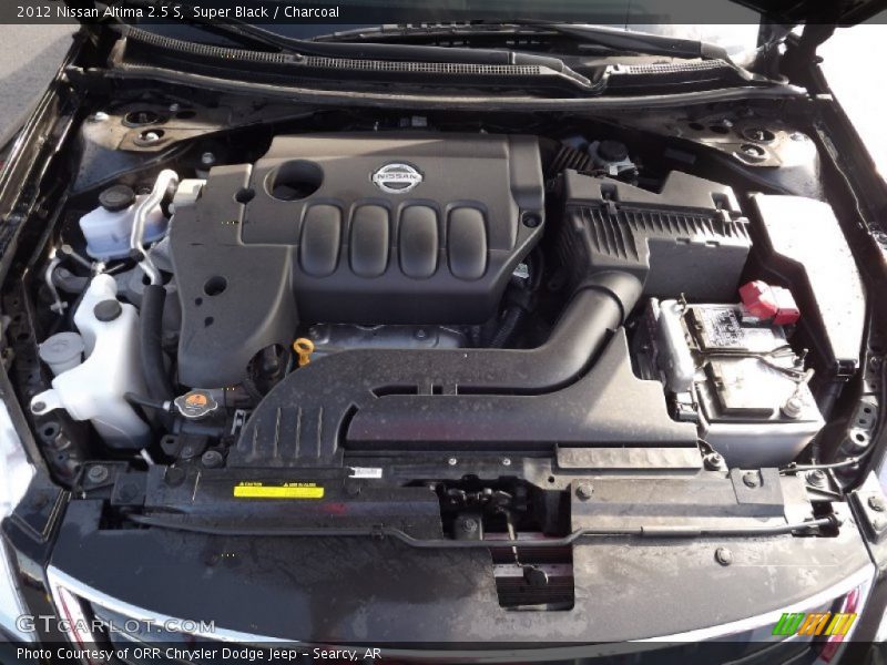 Super Black / Charcoal 2012 Nissan Altima 2.5 S