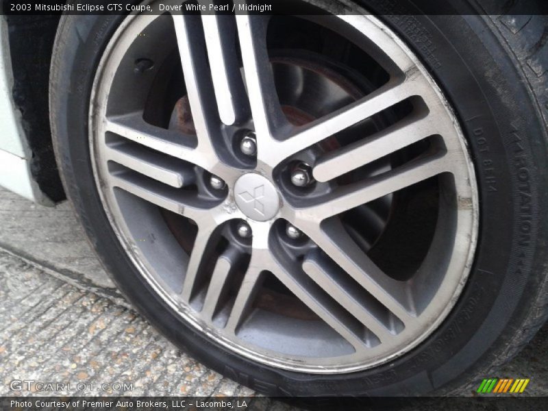 Dover White Pearl / Midnight 2003 Mitsubishi Eclipse GTS Coupe