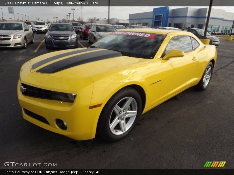 Rally Yellow / Black 2011 Chevrolet Camaro LT Coupe