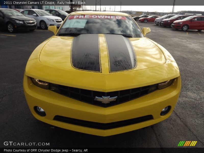 Rally Yellow / Black 2011 Chevrolet Camaro LT Coupe