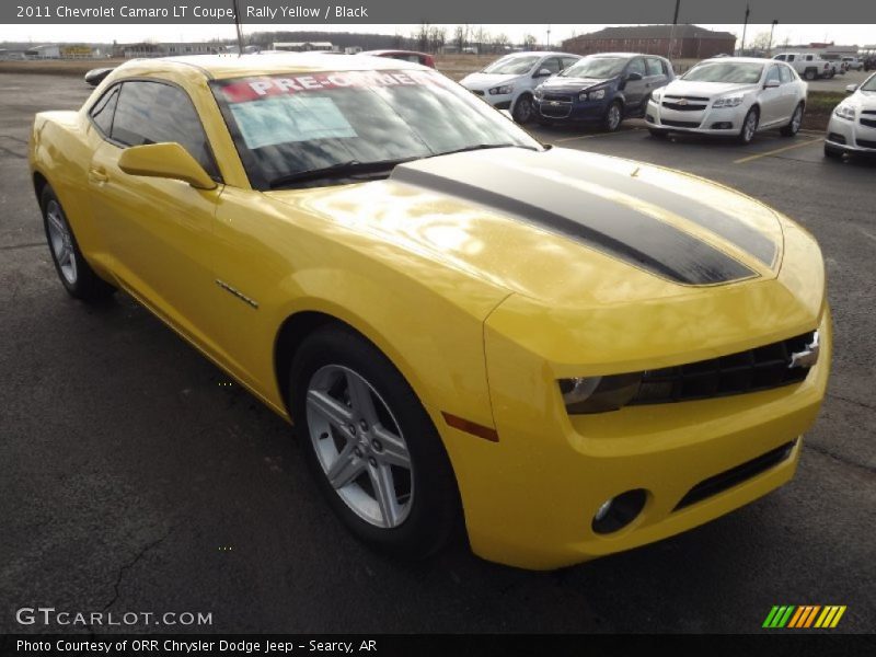 Rally Yellow / Black 2011 Chevrolet Camaro LT Coupe