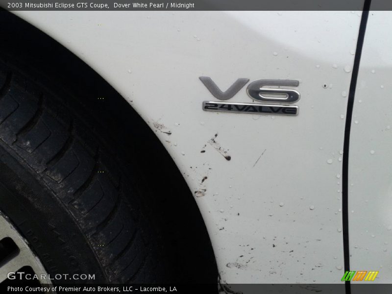 Dover White Pearl / Midnight 2003 Mitsubishi Eclipse GTS Coupe