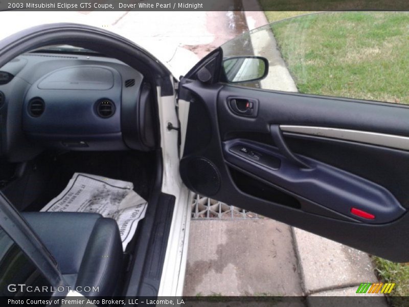 Dover White Pearl / Midnight 2003 Mitsubishi Eclipse GTS Coupe