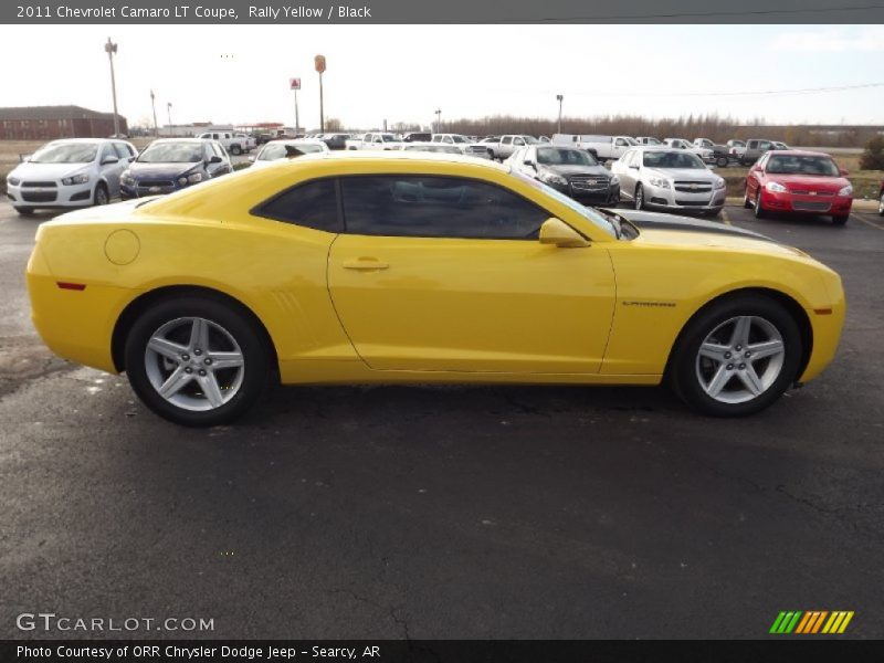 Rally Yellow / Black 2011 Chevrolet Camaro LT Coupe