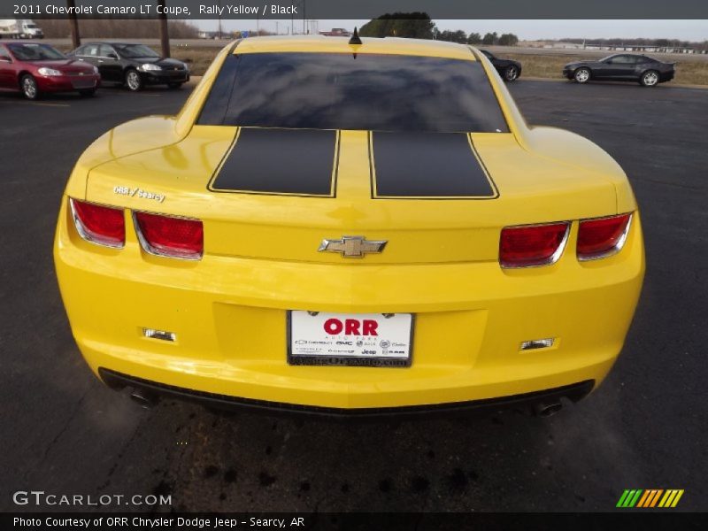 Rally Yellow / Black 2011 Chevrolet Camaro LT Coupe