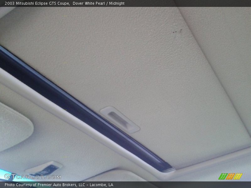 Dover White Pearl / Midnight 2003 Mitsubishi Eclipse GTS Coupe