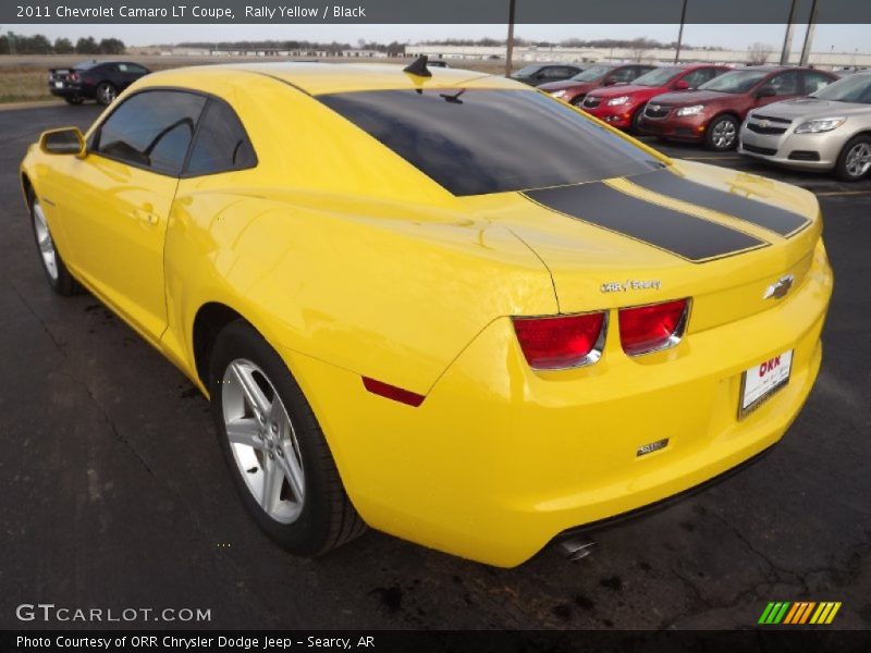 Rally Yellow / Black 2011 Chevrolet Camaro LT Coupe