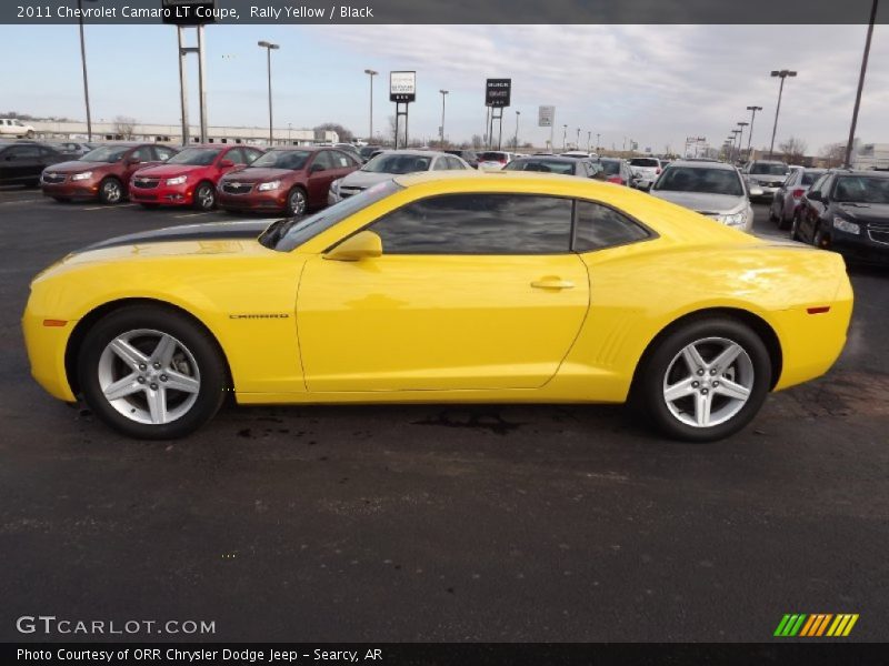 Rally Yellow / Black 2011 Chevrolet Camaro LT Coupe