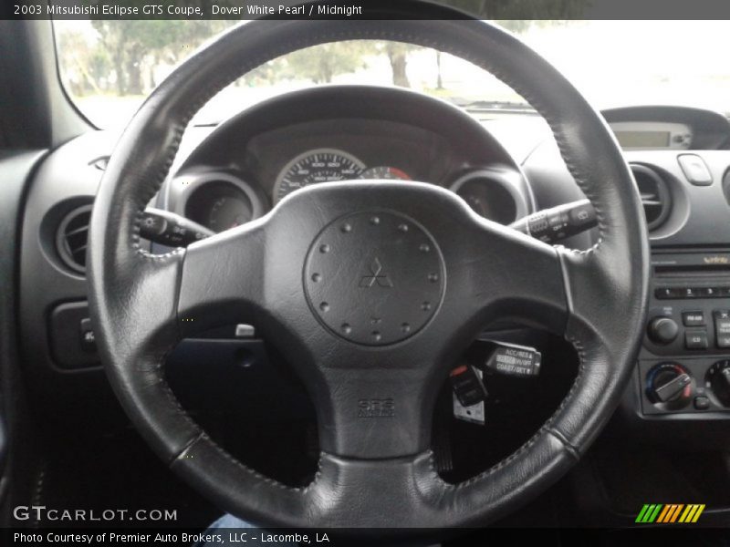 Dover White Pearl / Midnight 2003 Mitsubishi Eclipse GTS Coupe
