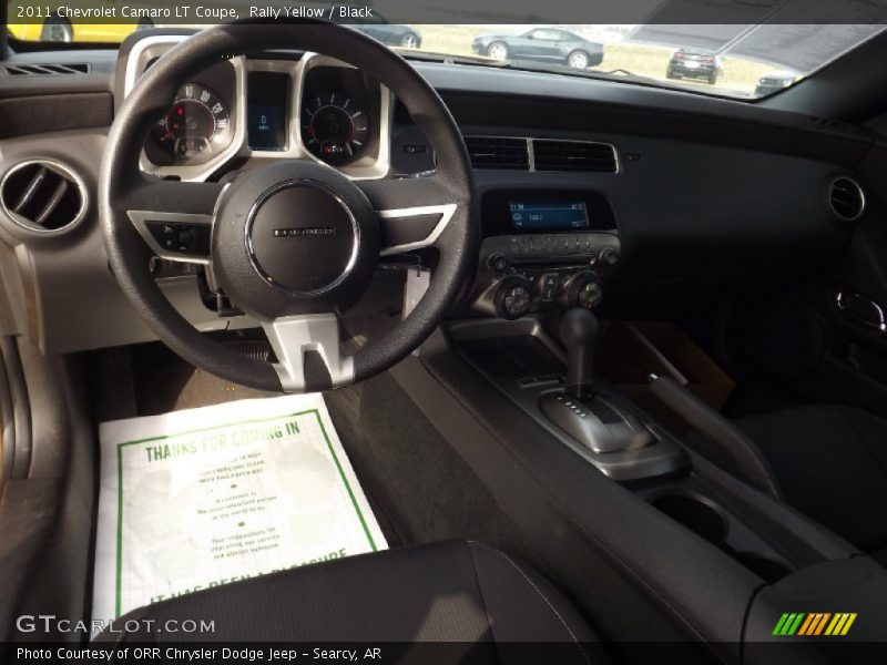 Rally Yellow / Black 2011 Chevrolet Camaro LT Coupe