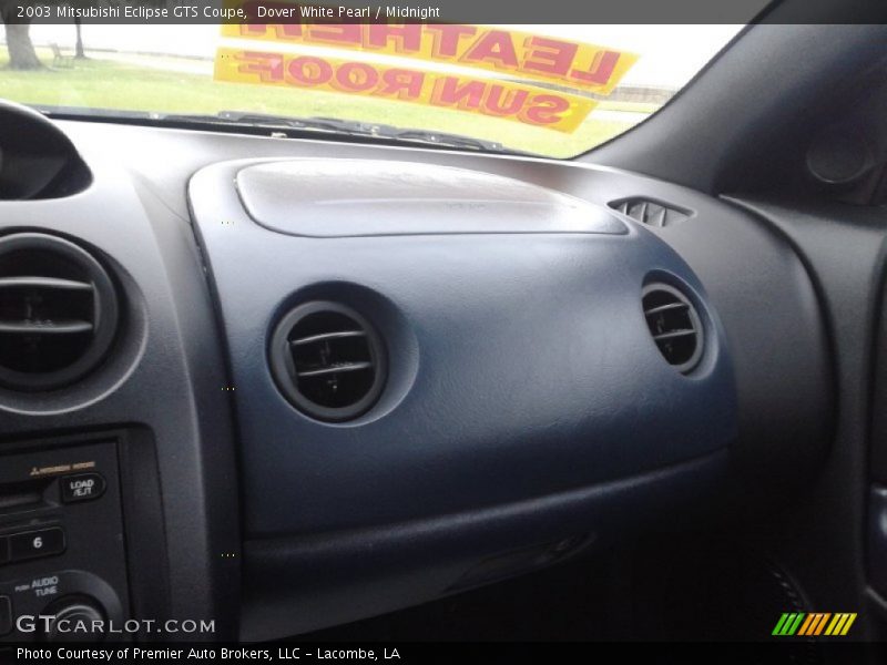 Dover White Pearl / Midnight 2003 Mitsubishi Eclipse GTS Coupe