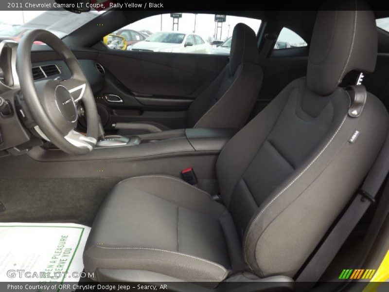 Rally Yellow / Black 2011 Chevrolet Camaro LT Coupe