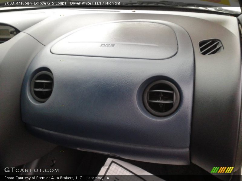 Dover White Pearl / Midnight 2003 Mitsubishi Eclipse GTS Coupe