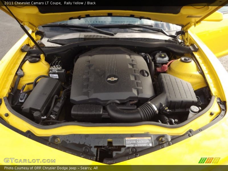 Rally Yellow / Black 2011 Chevrolet Camaro LT Coupe