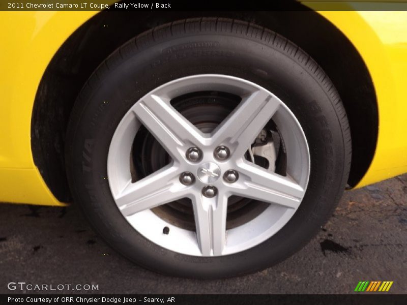 Rally Yellow / Black 2011 Chevrolet Camaro LT Coupe