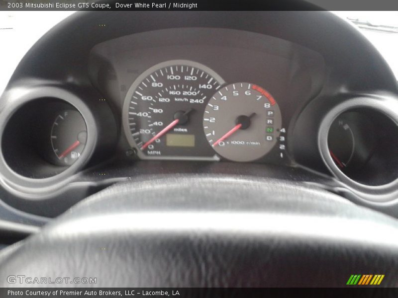 Dover White Pearl / Midnight 2003 Mitsubishi Eclipse GTS Coupe