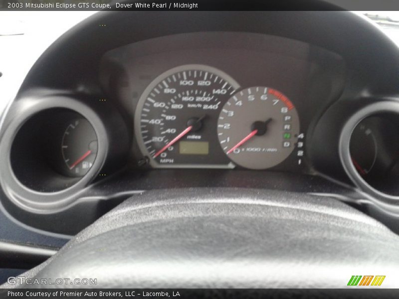 Dover White Pearl / Midnight 2003 Mitsubishi Eclipse GTS Coupe
