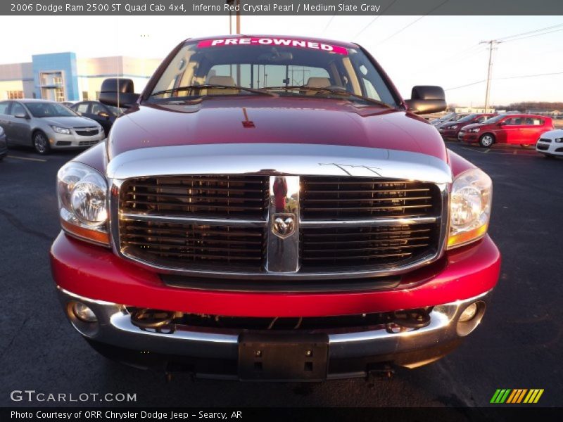 Inferno Red Crystal Pearl / Medium Slate Gray 2006 Dodge Ram 2500 ST Quad Cab 4x4