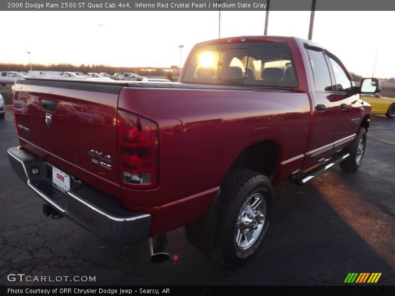 Inferno Red Crystal Pearl / Medium Slate Gray 2006 Dodge Ram 2500 ST Quad Cab 4x4