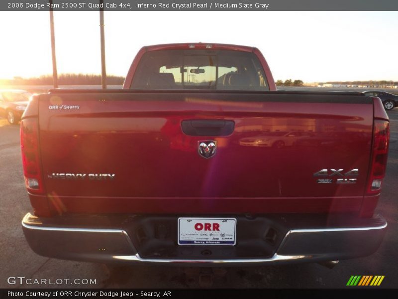 Inferno Red Crystal Pearl / Medium Slate Gray 2006 Dodge Ram 2500 ST Quad Cab 4x4