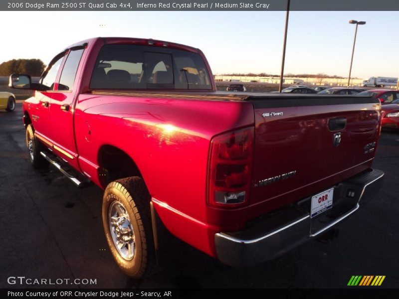 Inferno Red Crystal Pearl / Medium Slate Gray 2006 Dodge Ram 2500 ST Quad Cab 4x4