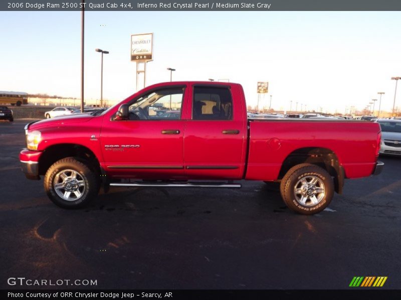 Inferno Red Crystal Pearl / Medium Slate Gray 2006 Dodge Ram 2500 ST Quad Cab 4x4