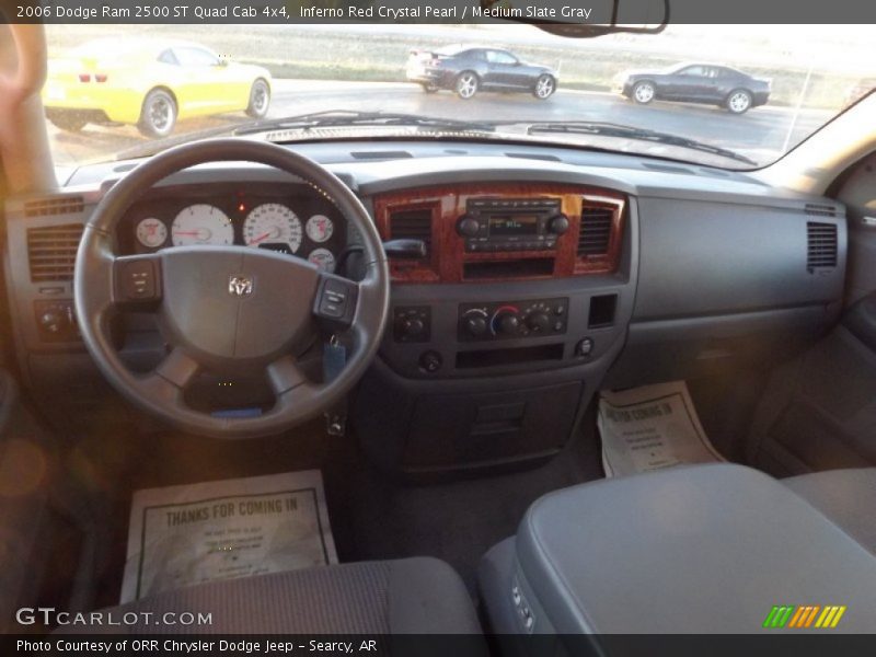 Inferno Red Crystal Pearl / Medium Slate Gray 2006 Dodge Ram 2500 ST Quad Cab 4x4