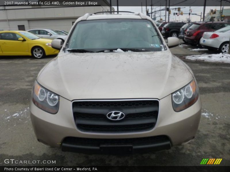 Golden Beige / Beige 2007 Hyundai Santa Fe GLS 4WD