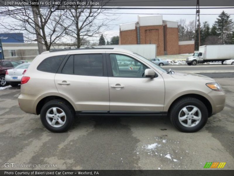 Golden Beige / Beige 2007 Hyundai Santa Fe GLS 4WD