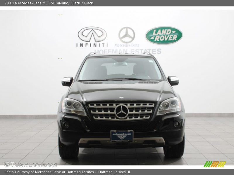 Black / Black 2010 Mercedes-Benz ML 350 4Matic