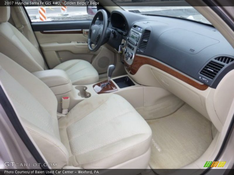 Golden Beige / Beige 2007 Hyundai Santa Fe GLS 4WD