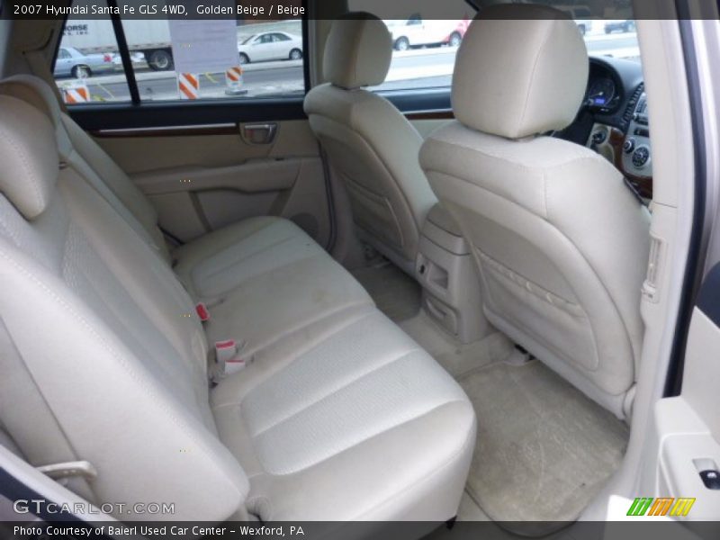 Golden Beige / Beige 2007 Hyundai Santa Fe GLS 4WD