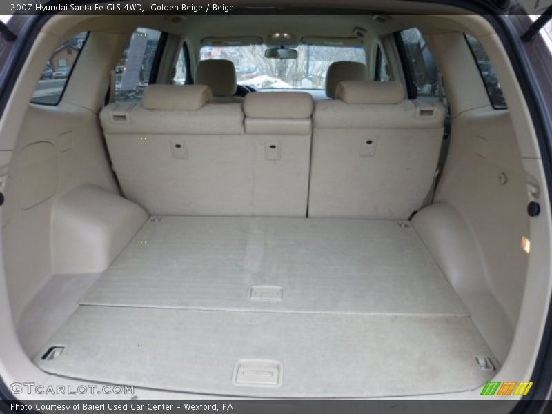 Golden Beige / Beige 2007 Hyundai Santa Fe GLS 4WD