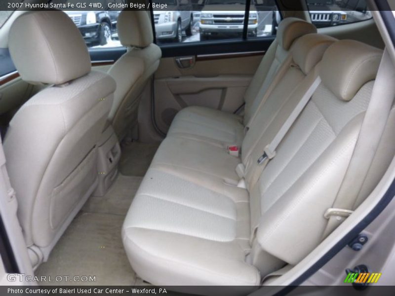 Golden Beige / Beige 2007 Hyundai Santa Fe GLS 4WD
