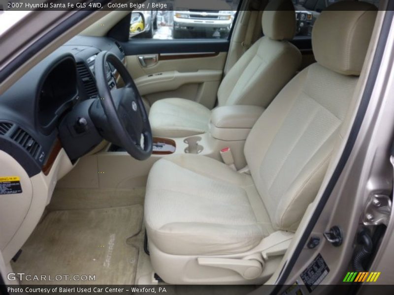 Golden Beige / Beige 2007 Hyundai Santa Fe GLS 4WD