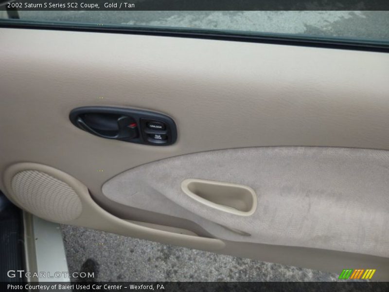 Gold / Tan 2002 Saturn S Series SC2 Coupe