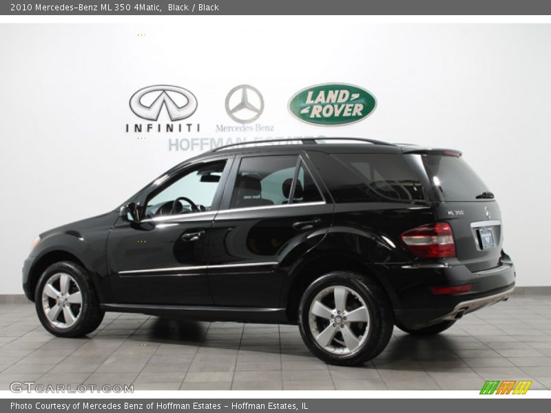 Black / Black 2010 Mercedes-Benz ML 350 4Matic