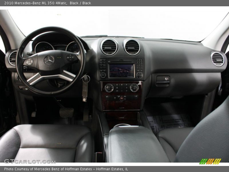 Black / Black 2010 Mercedes-Benz ML 350 4Matic