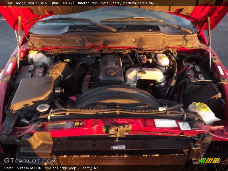 Inferno Red Crystal Pearl / Medium Slate Gray 2006 Dodge Ram 2500 ST Quad Cab 4x4