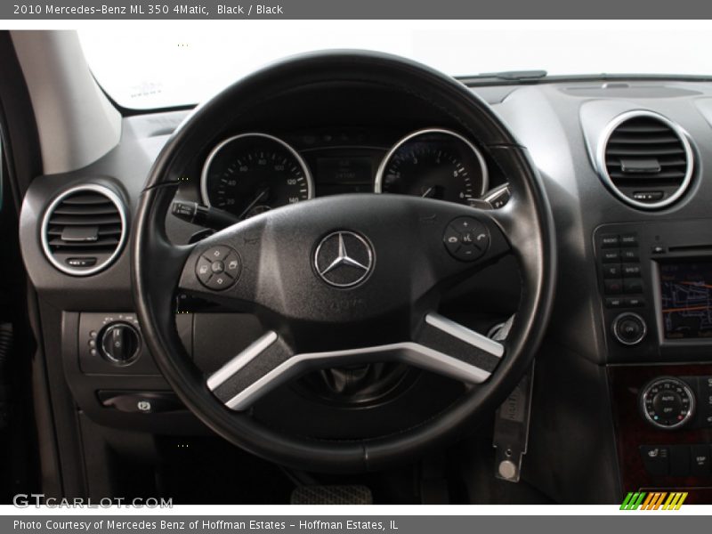 Black / Black 2010 Mercedes-Benz ML 350 4Matic