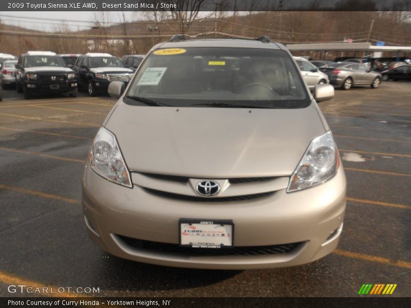 Desert Sand Mica / Stone 2009 Toyota Sienna XLE AWD