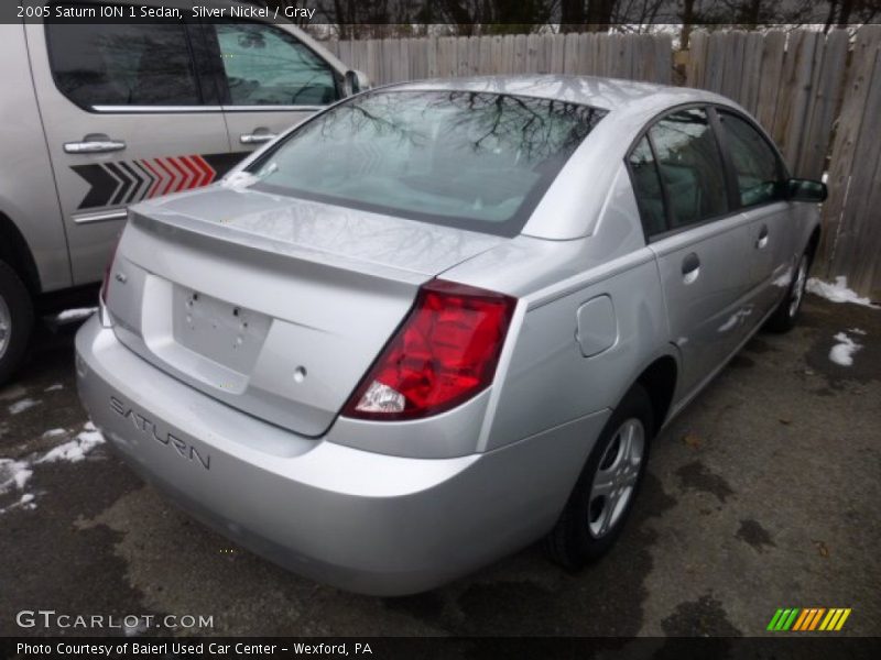 Silver Nickel / Gray 2005 Saturn ION 1 Sedan
