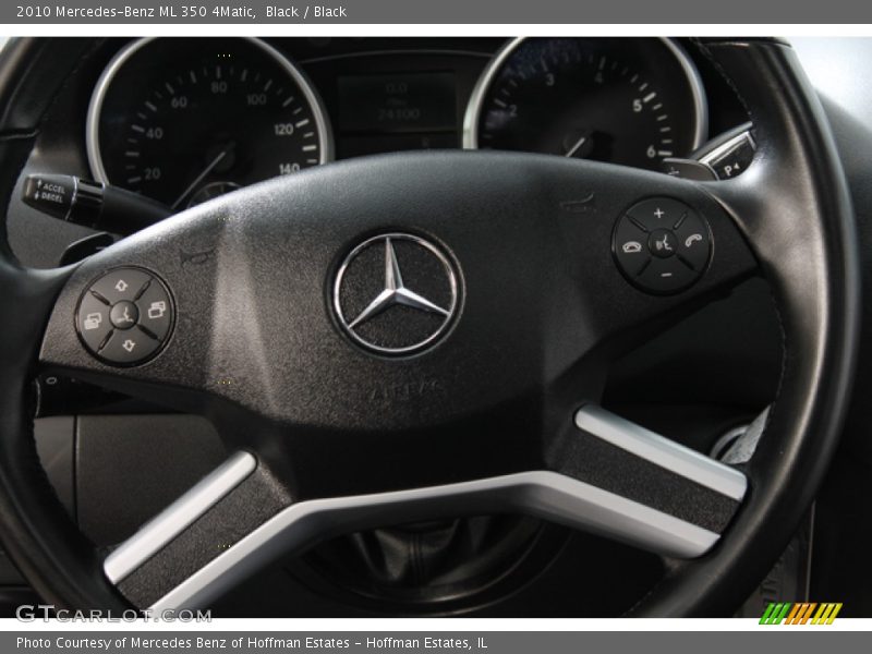 Black / Black 2010 Mercedes-Benz ML 350 4Matic