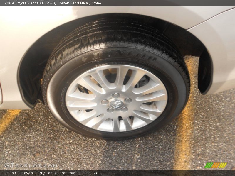 Desert Sand Mica / Stone 2009 Toyota Sienna XLE AWD